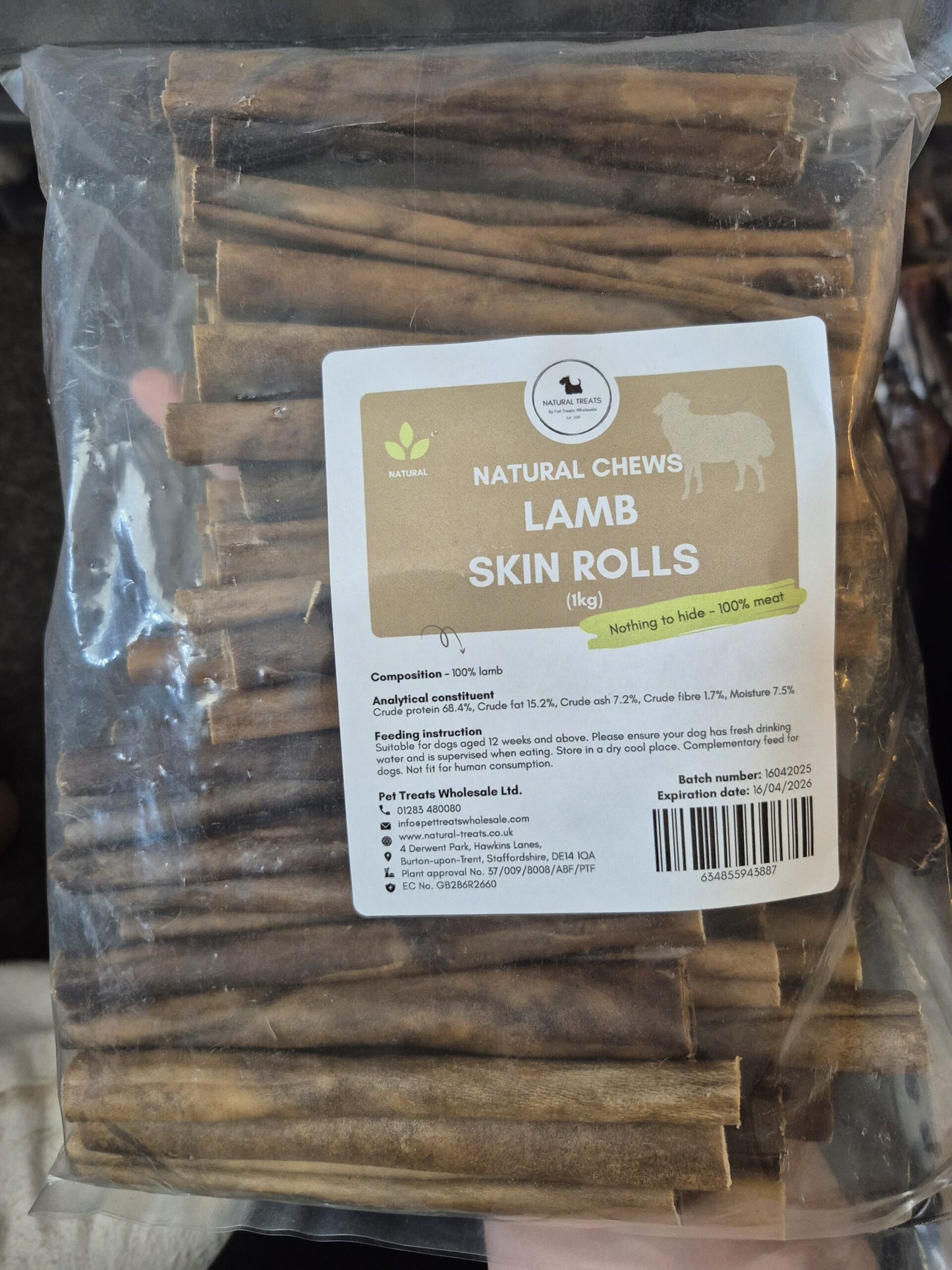 Lamb Skin Roll Small
