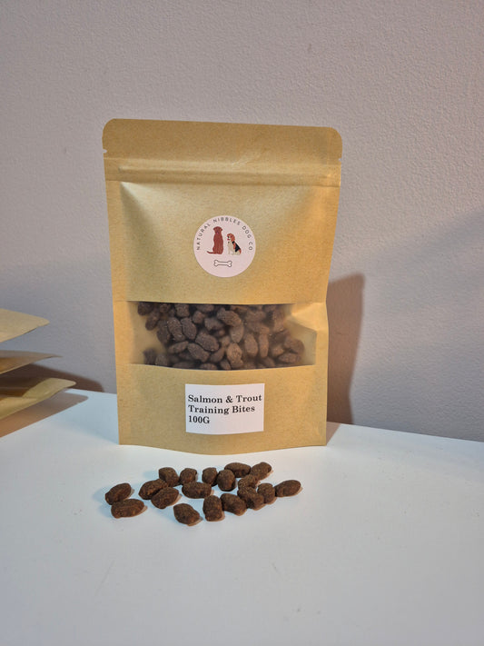 Salmon and trout bites 100g