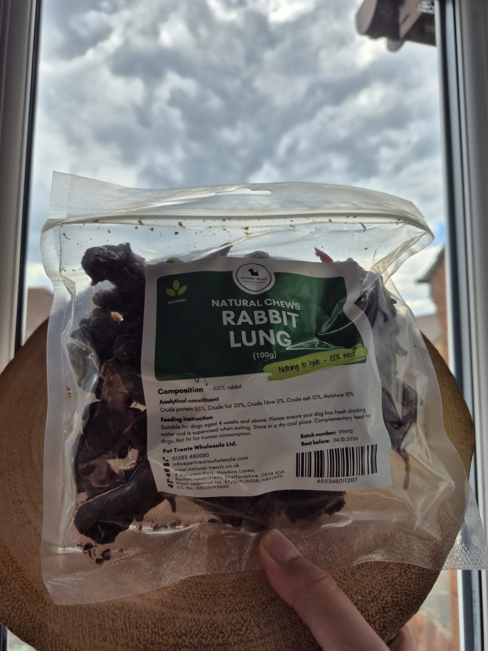 Rabbit Lung 100g - Image 2
