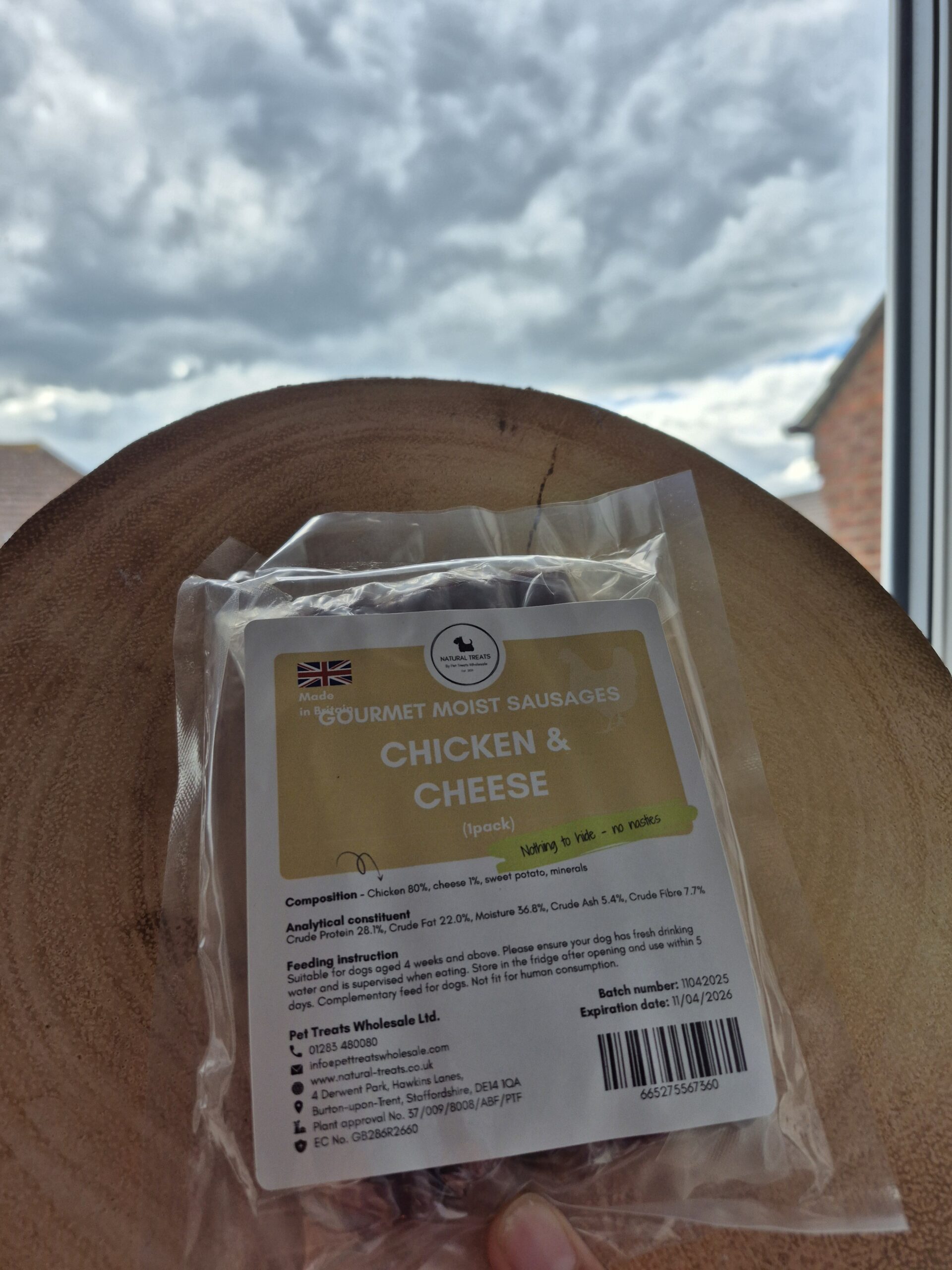 Chicken and Cheese Moist Sausages